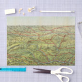 Birdseyes Ansicht-Große Ebenen Seidenpapier (Handwerk)