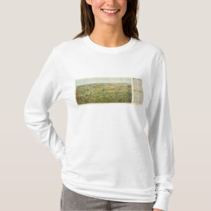 Birdseyes Ansicht-Große Ebenen T-Shirt