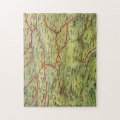 Birdseyes Blick auf die große Ebene Puzzle (Vertikal)