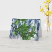 Birdsnest Falls Card Karte (Gelbe Blume)