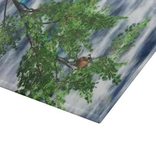 Birdsnest Falls Cutting Board Schneidebrett (Ecke)