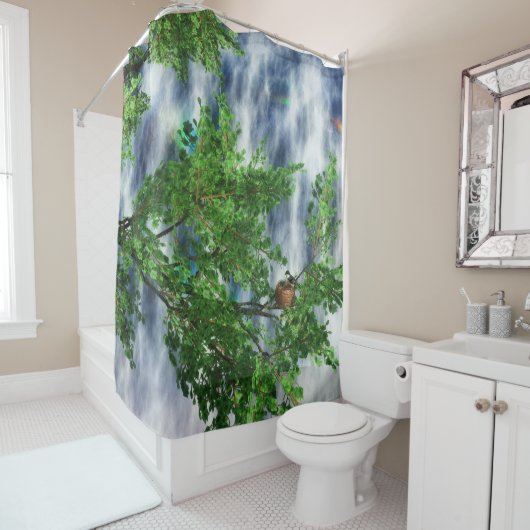 Birdsnest Falls Duschvorhang (Beispiel)