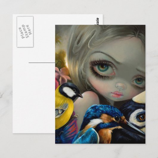 "Birdsong 1" Postkarte (Vorne/Hinten)