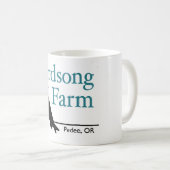 Birdsong-Bauernhof-Tasse - Schwalbe Kaffeetasse (VorderseiteRechts)