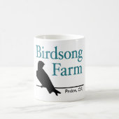 Birdsong-Bauernhof-Tasse - Schwalbe Kaffeetasse (Mittel)