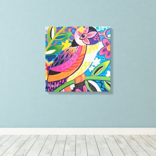 Birdsong Leinwanddruck (Insitu (Holzboden))