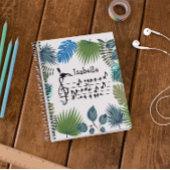 Birdsong Toucan beitretend Vogellied anpassbar Notizblock