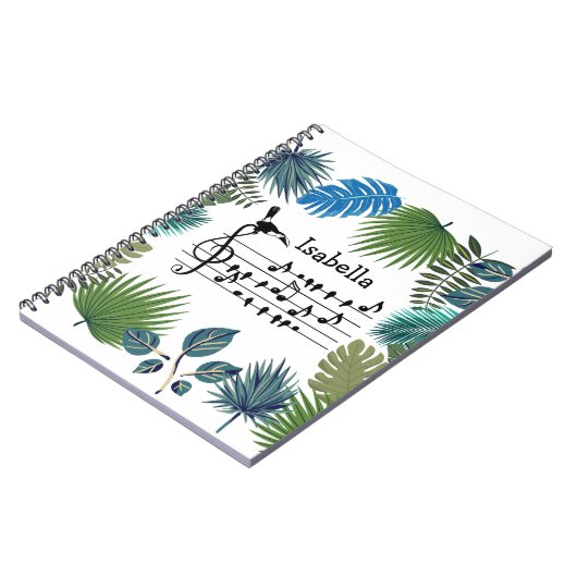 Birdsong Toucan beitretend Vogellied anpassbar Notizblock (Linke Seite)