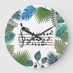 Birdsong toucan große wanduhr