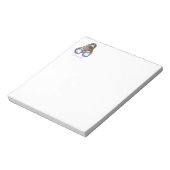 Birdwatcher Hawk Bird beobachtet Spaß Notizblock (Rotiert)