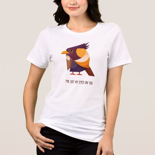 BIRDWATCHER | ICH HABE EUCH GOT Tri-Blend SHIRT (Vorderseite)