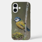 Birdwatcher-Individuelle Name mit Blauer Vogelmale Case-Mate iPhone Hülle (Rückseite)