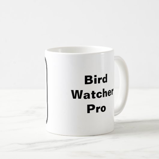 Birdwatcher Pro Kaffeetasse (VorderseiteRechts)