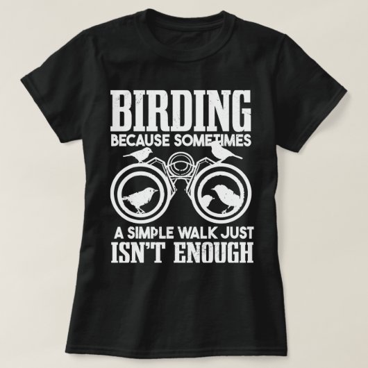 Birdwatcher Vogelbeobachter Ornithologin Vogelbeob T-Shirt (Design vorne)