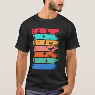 Birdwatcher Vogelbeobachtung Vogelbeobachter Bird  T-Shirt