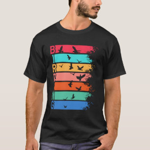 Birdwatcher Vogelbeobachtung Vogelbeobachter Bird  T-Shirt