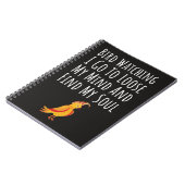 Birdwatching Gifts Birdwatcher Ornithologist Notizblock (Linke Seite)
