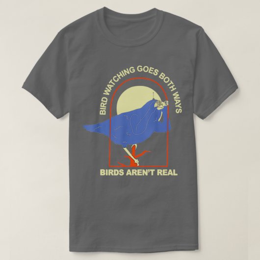 Birdwatching Goes Both Ways 2 T-Shirt (Design vorne)