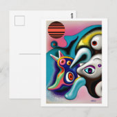 Birdwatching Postkarte (Vorne/Hinten)