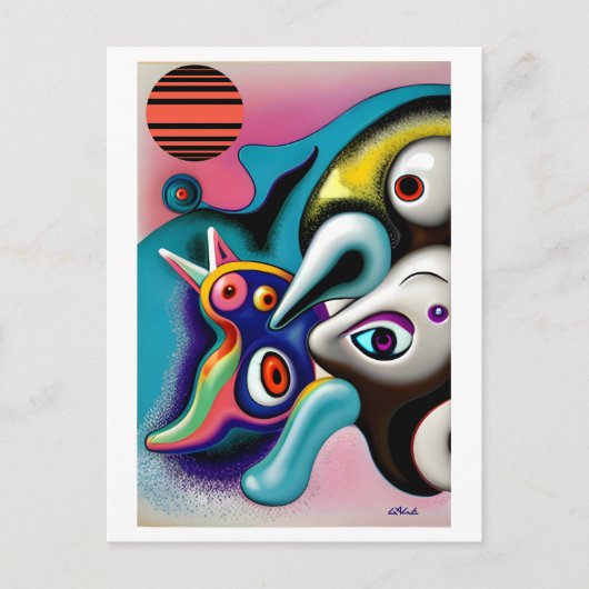 Birdwatching Postkarte (Vorderseite)