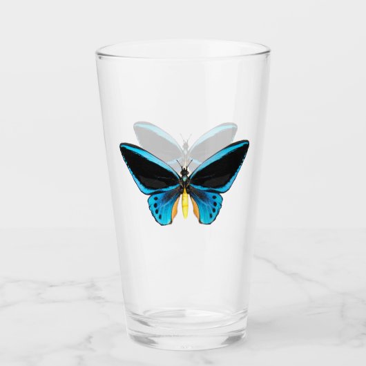 Birdwing Butterfly Glas (Vorderseite)