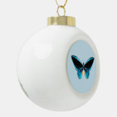 Birdwing Butterfly Keramik Kugel-Ornament (Links)