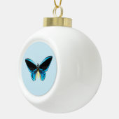 Birdwing Butterfly Keramik Kugel-Ornament (Rechts)