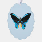 Birdwing Butterfly Ornament Karte (Links)