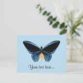 Birdwing Butterfly Postkarte (Stehend Vorderseite)