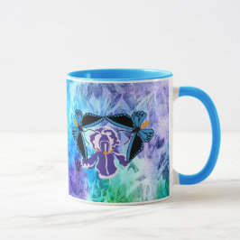 Birdwing Schmetterling auf Iris Tasse
