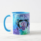 Birdwing Schmetterling auf Iris Tasse (Links)