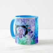 Birdwing Schmetterling auf Iris Tasse (Vorderseite Links)
