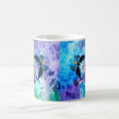 Birdwing Schmetterling auf Iris Tasse (Mittel)