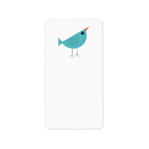 Birdy Adressaufkleber