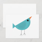 Birdy Begleitkarte (Vorne/Hinten)