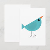 Birdy Begleitkarte (Vorne/Hinten)
