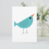 Birdy Begleitkarte (Stehend Vorderseite)