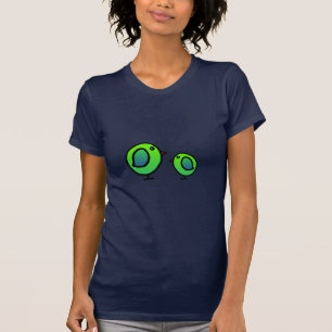 Birdy bloßer V-Hals T-Shirt