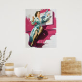 Birdy Button Up Poster (Küche)