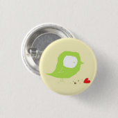Birdy fand Liebe Button (Vorne & Hinten)