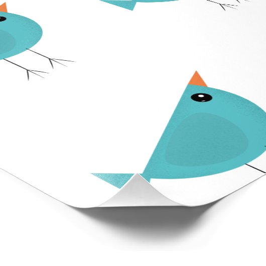 Birdy Fotodruck (Ecke)