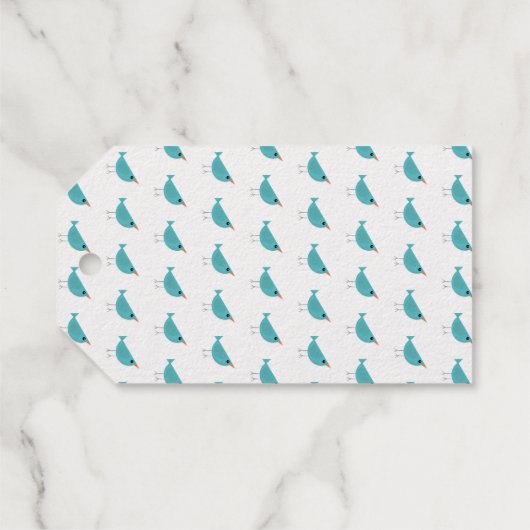 Birdy Geschenkanhänger (Rückseite (Horizontal))