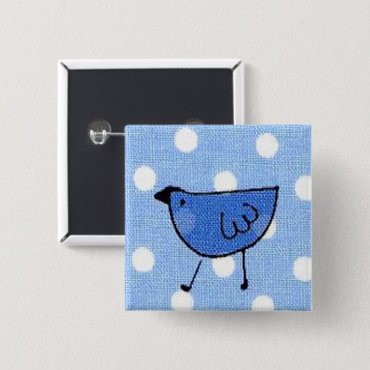 Birdy Knopf Button (Vorne & Hinten)