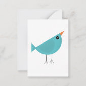 Birdy Mitteilungskarte (Vorderseite)