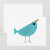 Birdy Mitteilungskarte (Vorne/Hinten)
