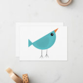 Birdy Mitteilungskarte (Vorderseite/Rückseite Beispiel)