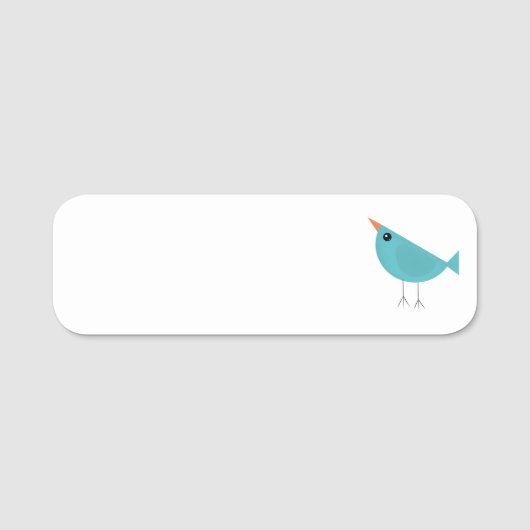 Birdy Namensschild (Vorderseite)