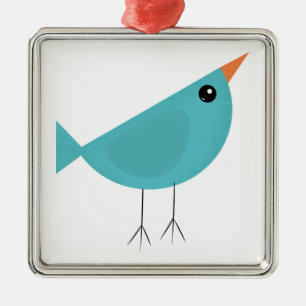 Birdy Ornament Aus Metall
