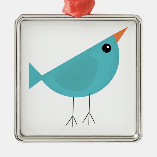 Birdy Ornament Aus Metall (Vorne)