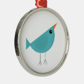 Birdy Ornament Aus Metall (Rechts)
